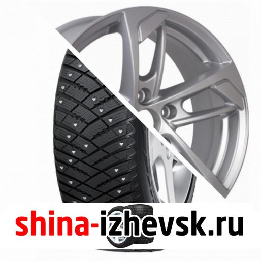 Колесо в сборе Goodyear Ultra Grip Ice Arctic SUV 225/65 R17 T 102 + RST R037 7xR17 5×114.3 ET45 DIA67.1 Серебристый в Ижевске